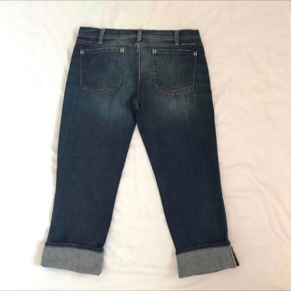 Citizens of Humanity Crop Dark Denim Jeans Rolled Cuff COH size 29 Capri MINT! - Picture 2 of 9